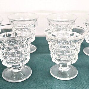 6 Vintage Fostoria American Oyster or Fruit Cocktail Dishes